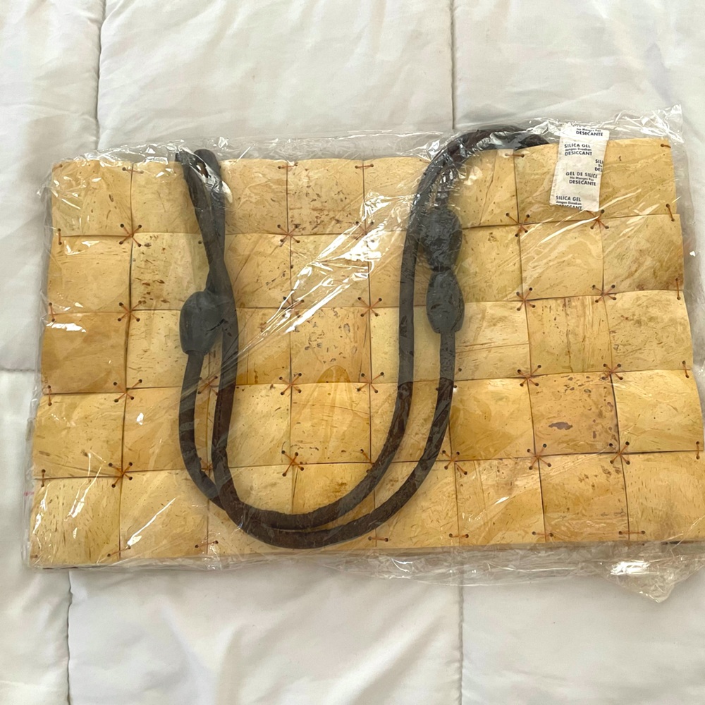 Bohemian wooden bag